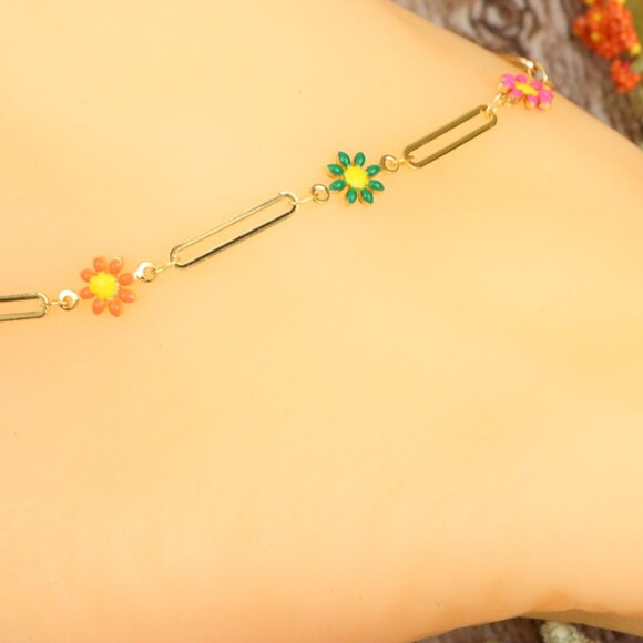 "Dainty Anklet for Women – Elegant Everyday Jewelry & Perfect Gift | MLCRC1409 - Picture 6 of 10